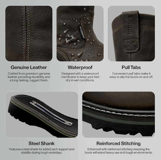 Wellington Steel Toe Waterproof