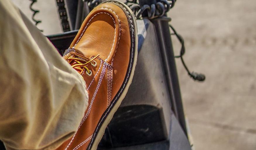 Men's Moc Toe Work Boots
