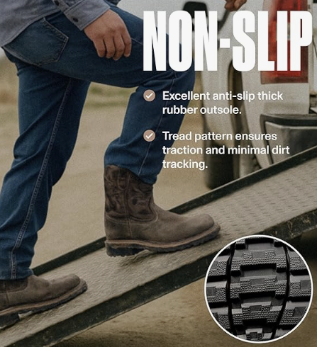 Cowboy Steel Toe Square Toe
